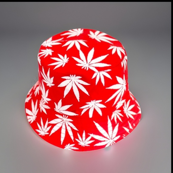 Mary J Red Bucket Fisherman‘s Hat 💯 Cotton - Picture 3 of 6